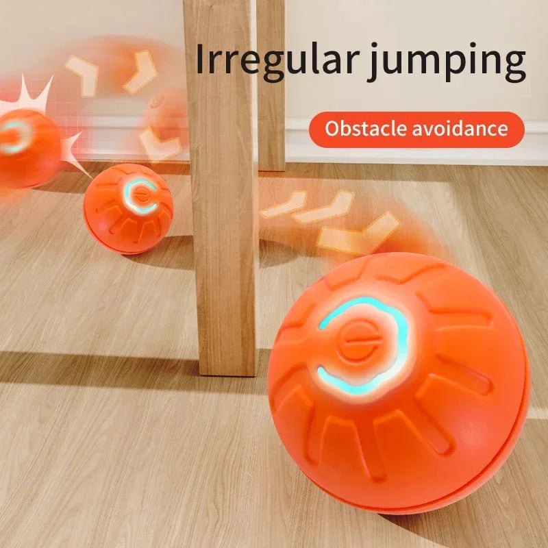 Smart Dog Toy Ball – USB Auto Bouncing Pet Toy for Dogs