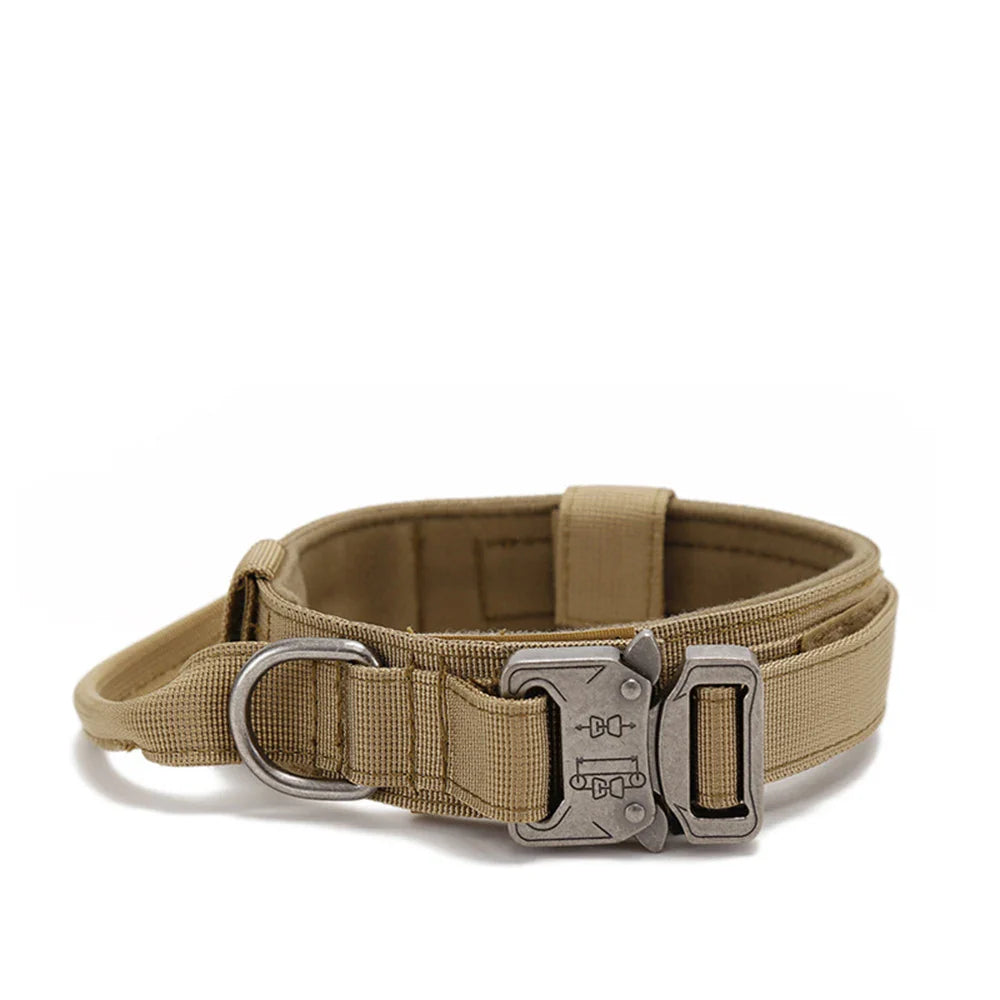 Durable Nylon Dog Collar & Reflective Leash Set - Tactical Training
