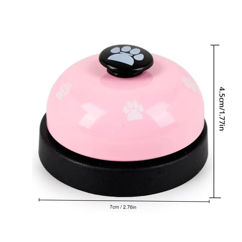Pet Training Dinner Bell Toy - Interactive Training Tool for Dogs & Cats