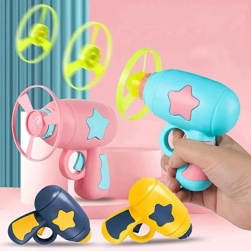 Interactive Cat Toy - Flying Disc Shooting Gun
