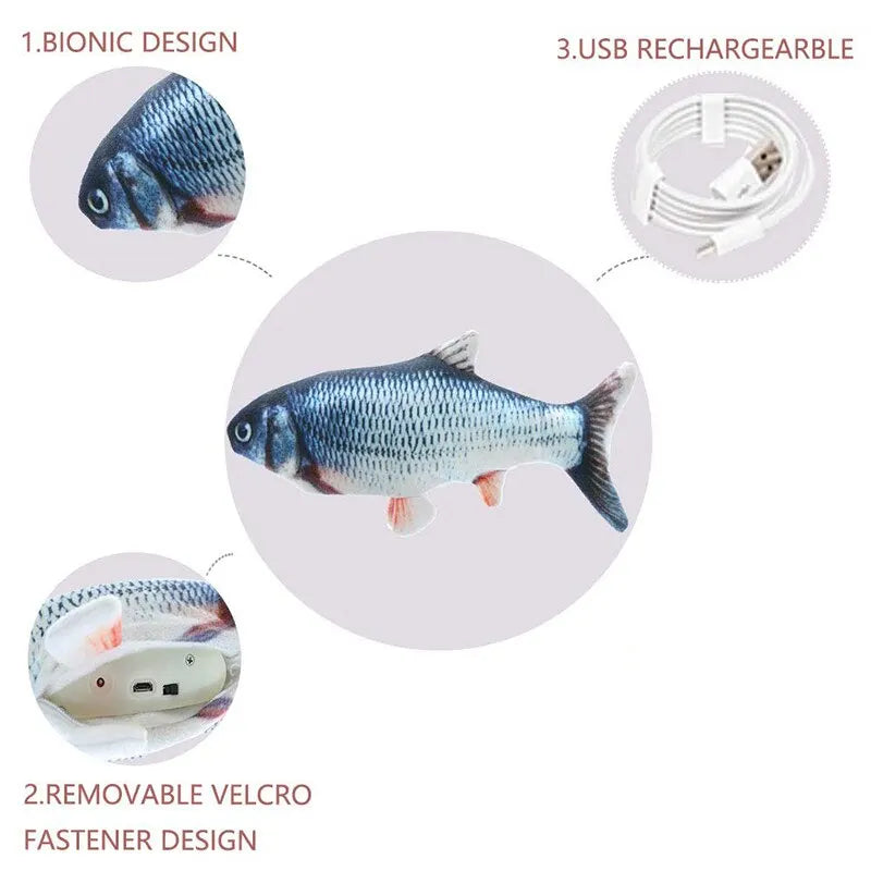 Floppy Fish Cat Toy - Keep Your Pet Active and Entertained