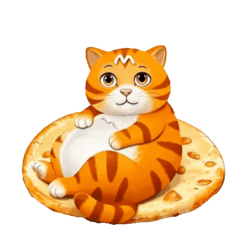 Animated Orange Tabby Sticker Pack — 10 GIF Stickers | Instant Digital Download
