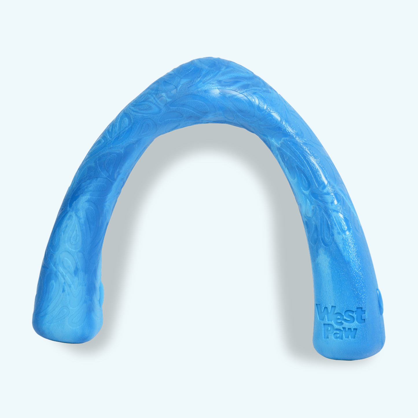 Snorkl dog toy designed for moderate chewers with fun tug shape for interactive play