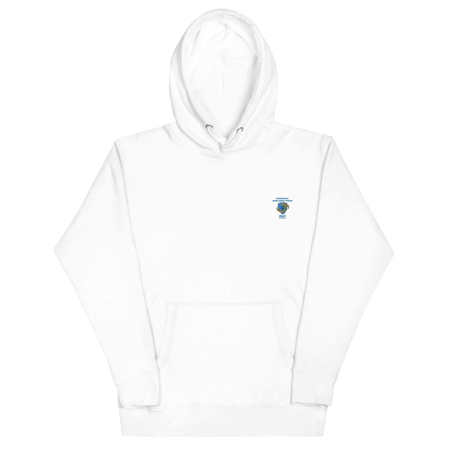 Unisex cotton blend hoodie with pouch pocket and hood, classic streetwear design