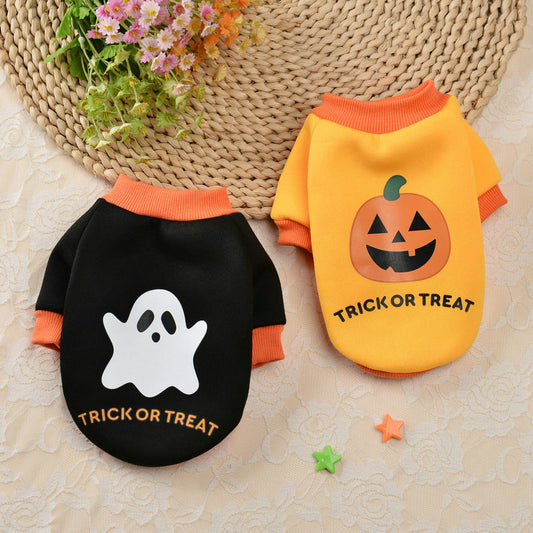 Halloween Skull Dog Sweater