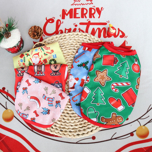 Christmas Anti-Shedding Pet Vest
