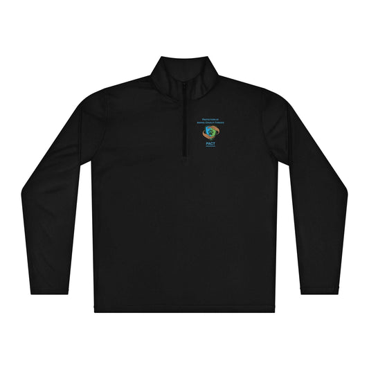 lightweight quarter-zip pullover with moisture-wicking fabric