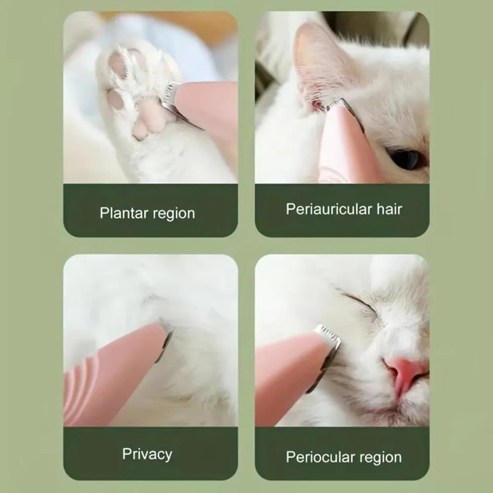 Portable LED Dog Paw Trimmer - Rechargeable Cordless Nail Grinder