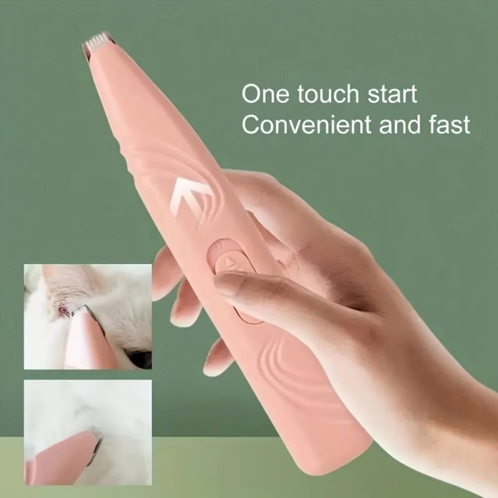 Portable LED Dog Paw Trimmer - Rechargeable Cordless Nail Grinder