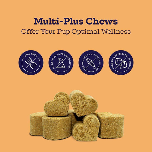 Multi-Plus Chews dog multivitamin supplement with omega-3 and glucosamine