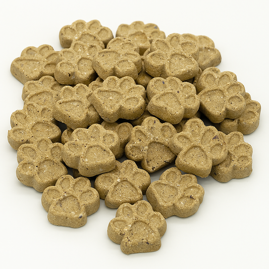 PB and J soft baked bites dog treats with peanut butter and berry flavor