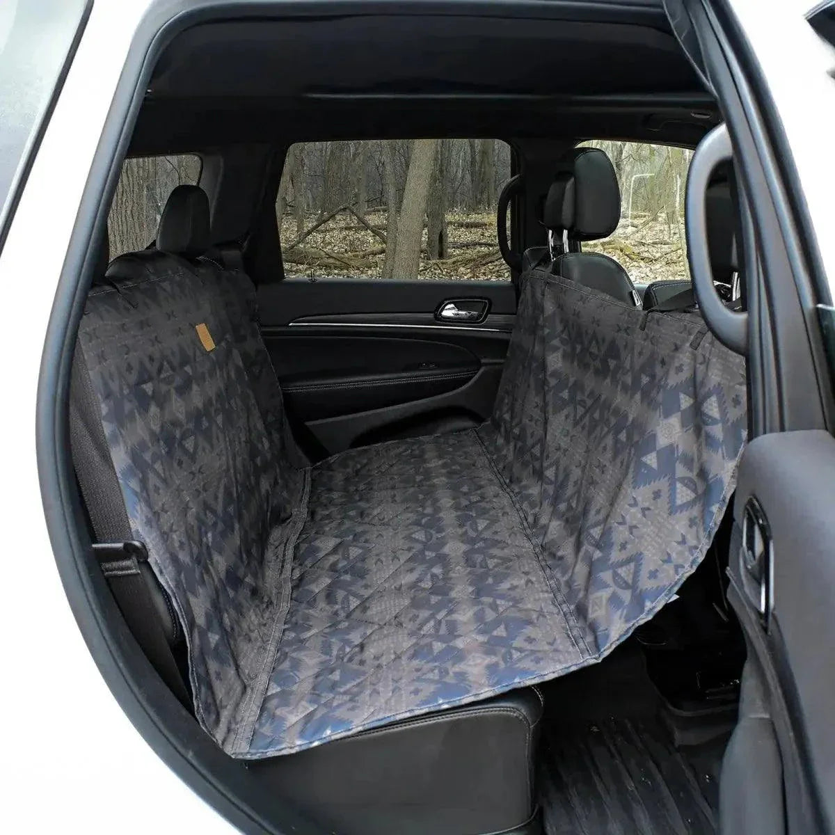 Pendleton Car Dog Hammock with classic pattern protecting car seats and providing comfort for pets during travel