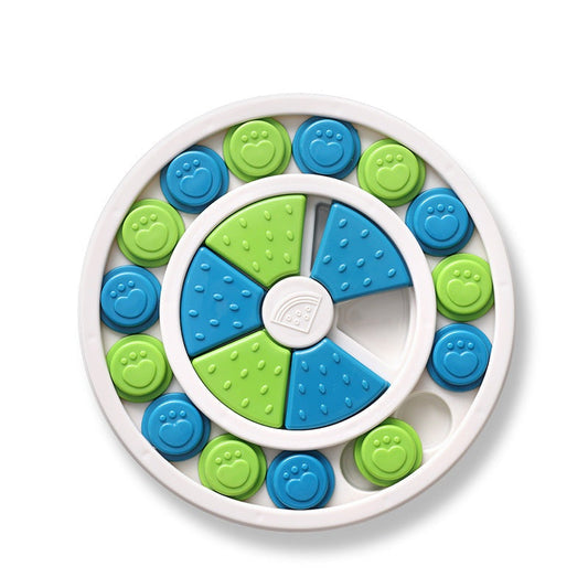 S-shaped square interactive dog feeding toy in various colors