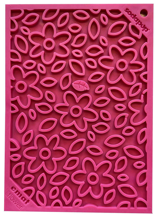 Flower Power eMat - Enrichment Lick Mat for Dogs & Cats | USA Made