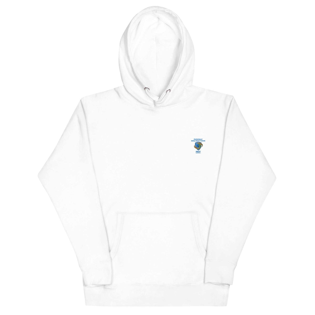Unisex cotton blend hoodie with pouch pocket and hood, classic streetwear design