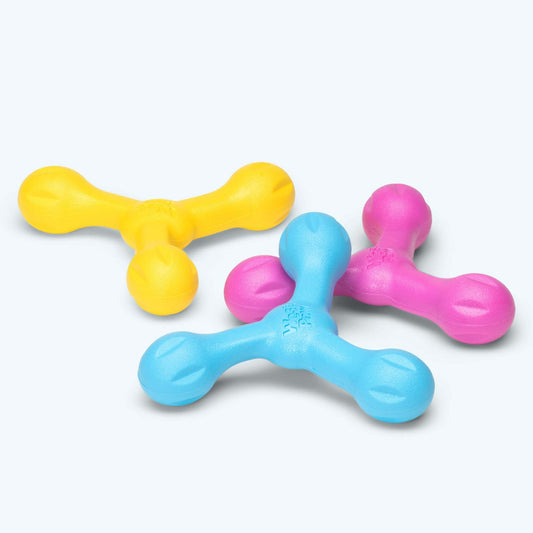 Zogoflex Echo Skamp durable safe dog chew toy for fetch and water play