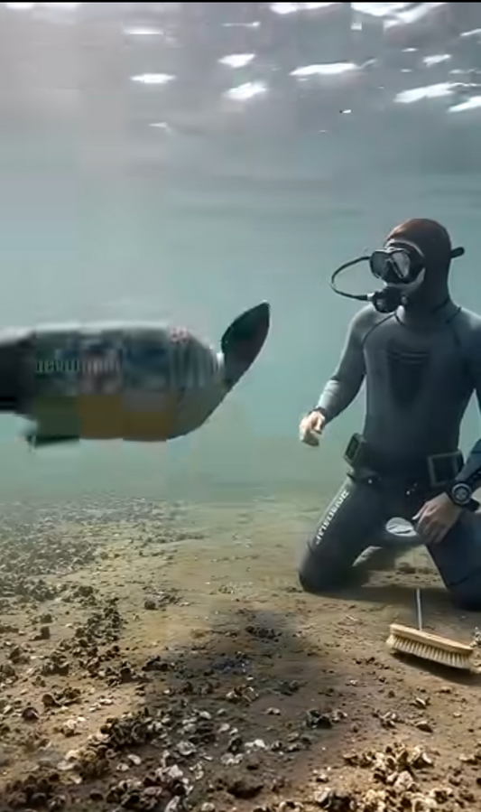 🌊 Animal Heroism in Action: Scuba Diver Saves Stranded Seal!