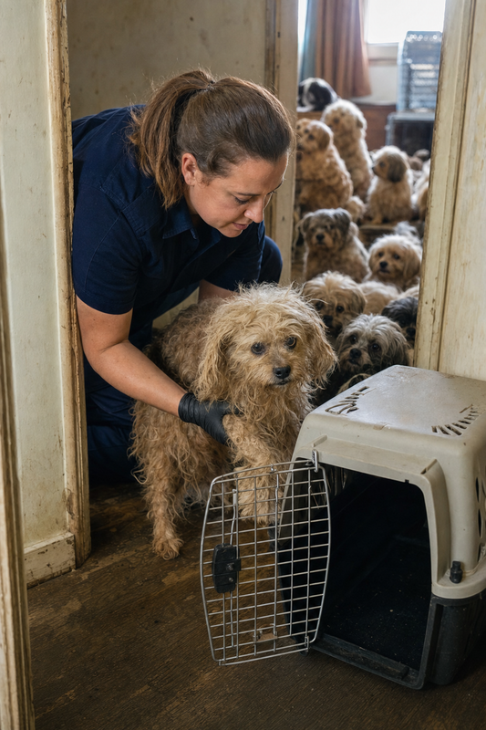 Ninety Dogs Pulled From One House