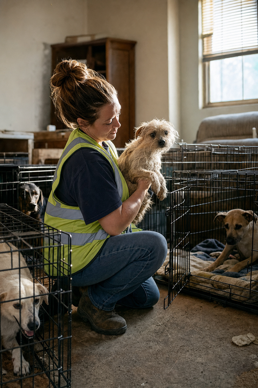 Ninety Dogs Pulled from Cluttered Quiet