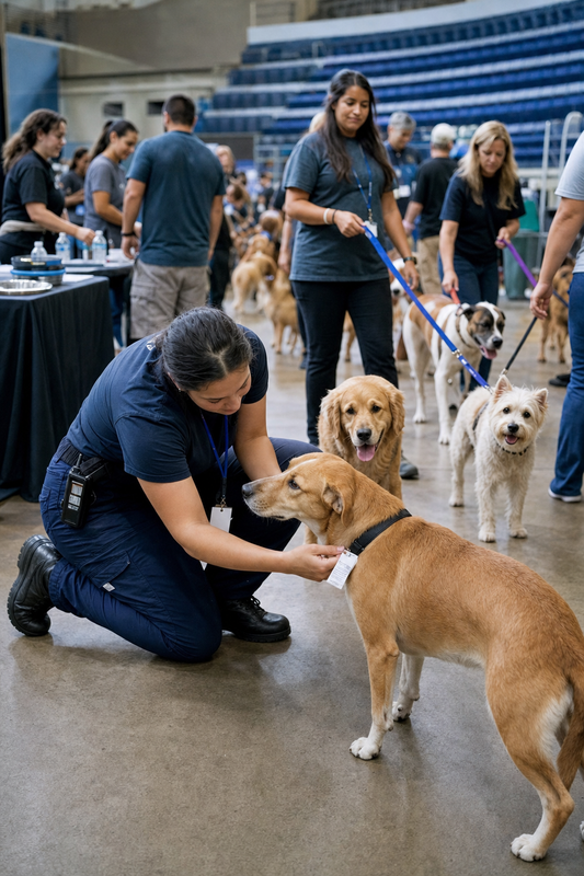 Charity Pup Crawl Fills Stadium View