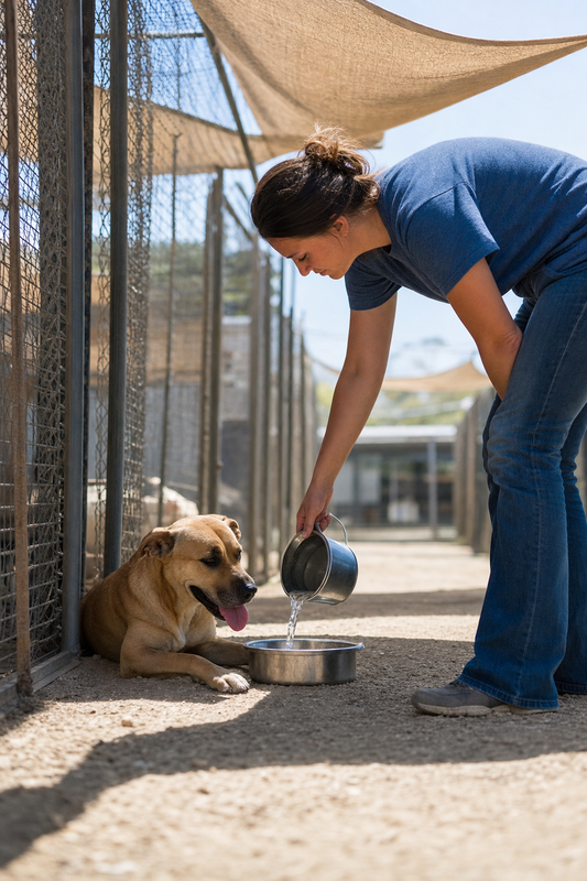 Shade and Water: Summer Shelter Routines
