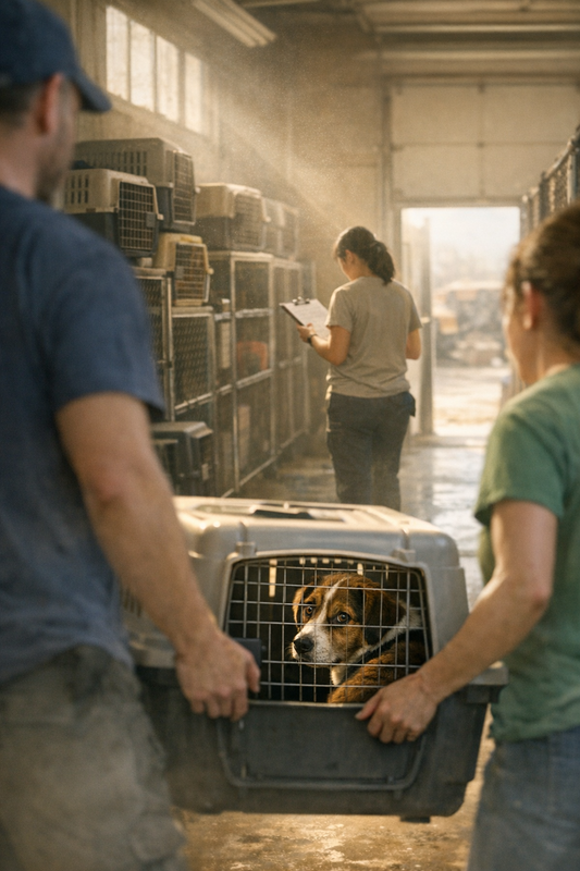 Empty Henrico Police Animal Shelter during renovation, animals needing foster homes