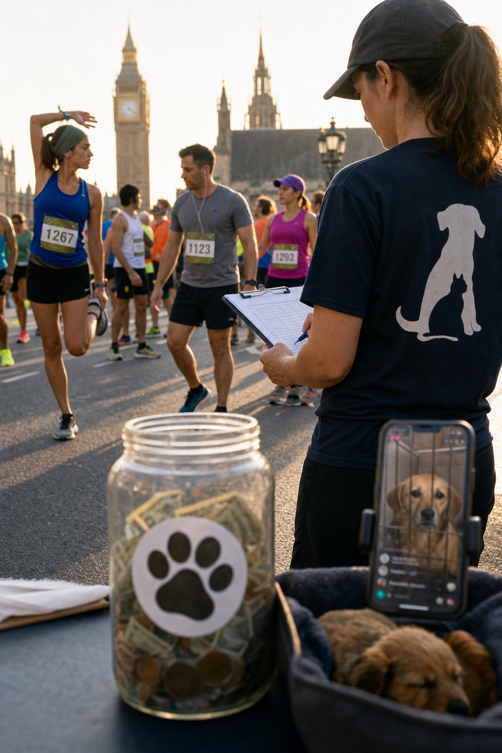 Miles Run for Shelter Dogs