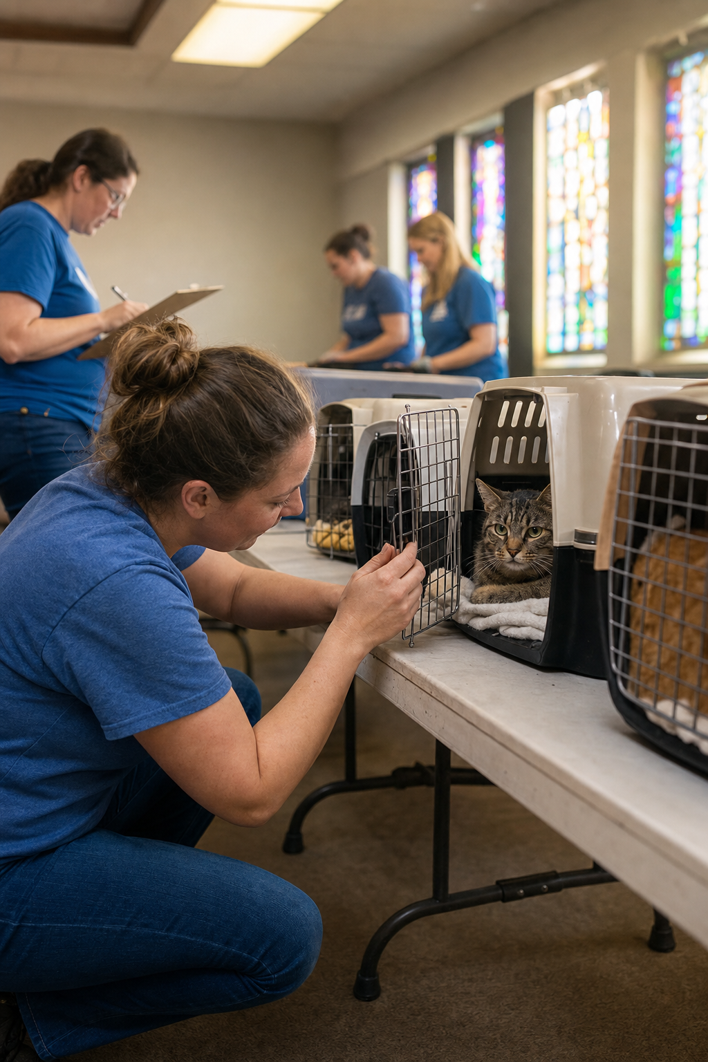 Clipboards and Quiet: Cat Rescue Day