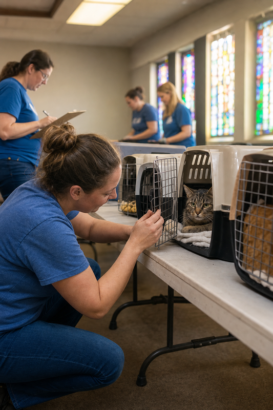 Clipboards and Quiet: Cat Rescue Day