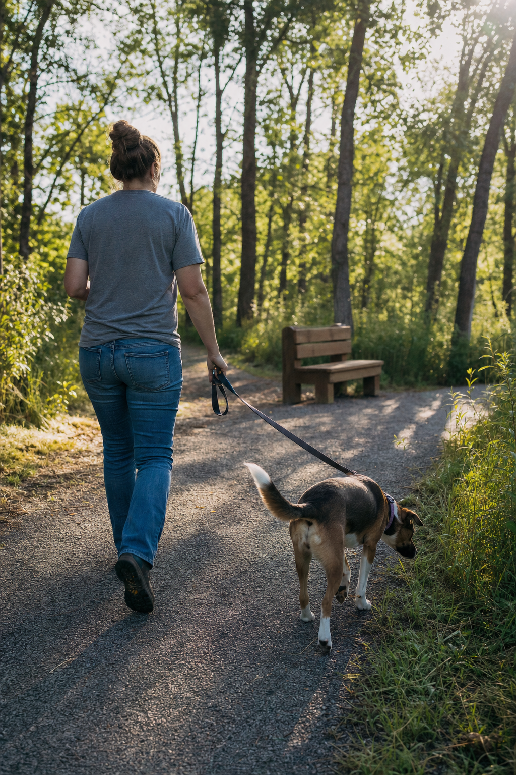 Walking the Path at Ingham Shelter