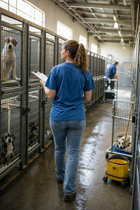 Quiet Hours in the Open Kennel
