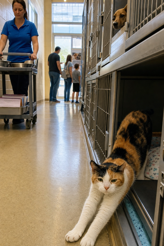 A Quiet Morning at the Norfolk Shelter