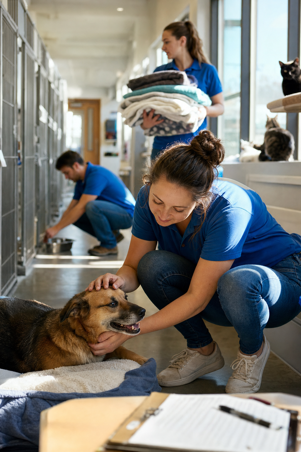 Quiet Mornings at a No-Kill Shelter