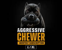 Aggressive Chewer Monthly Enrichment Unit Subscription for L/XL Dogs
