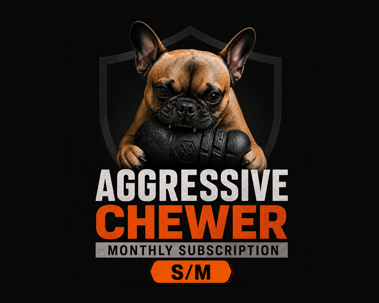 Aggressive Chewer Monthly Enrichment Unit Subscription for Small Dogs