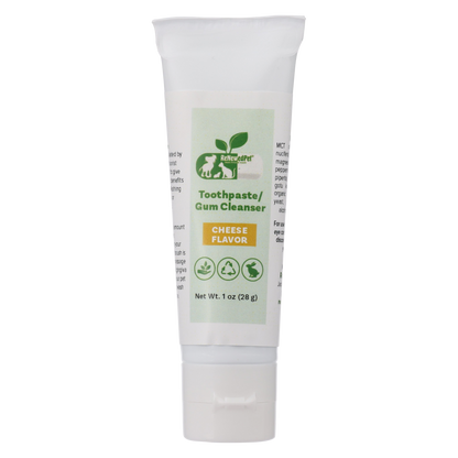 4-ALL PETS natural pets toothpaste gum cleanser cheese flavor tube