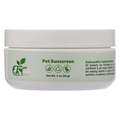 4-All Pets Sunscreen natural organic pet sunscreen jar for sensitive skin protection