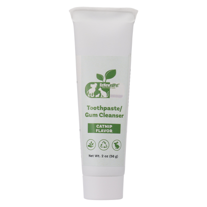 ReNewedPet natural catnip flavored pets toothpaste and gum cleanser in 2 oz tube for dogs and cats