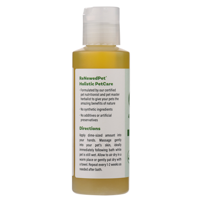 Natural hairless pets regular conditioner bottle for smooth, soft skin with organic ingredients