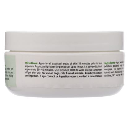 4-ALL PETS Sunscreen natural organic pet sunscreen for sensitive skin protecting dogs and cats from sun exposure