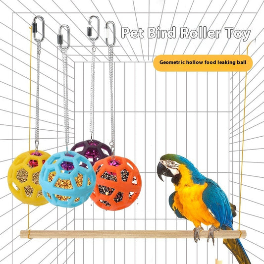 Parrot Hanging Bell Ball Toy
