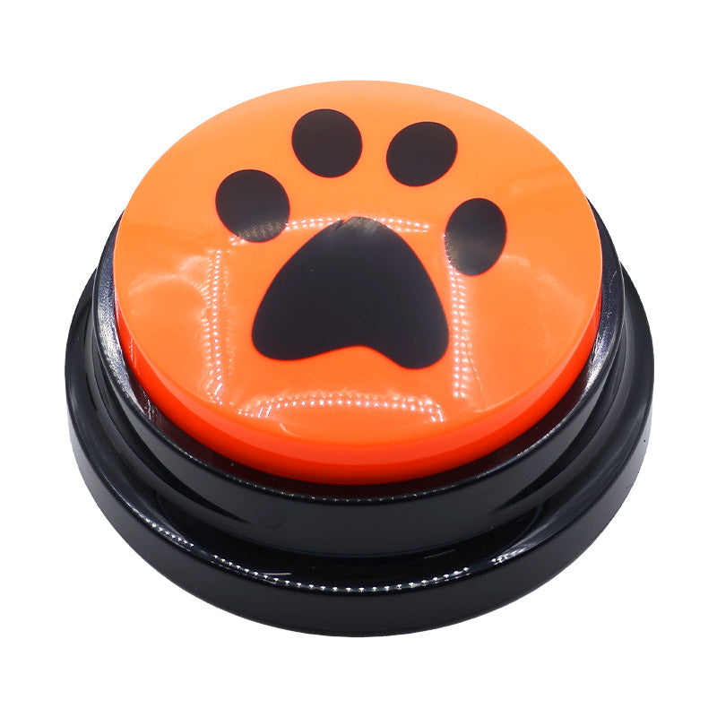 Dog Talking Button Pet Communication Key Sound Maker Cat Bell Toy Supplies Voice Recording Training Device