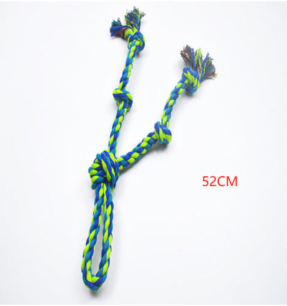 Heavy-Duty Rope Knot Dog Toys For Large Breeds Dental Health Chew And Interactive Tug Of War Play Pet Supplies