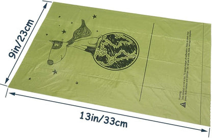 Eco-friendly biodegradable dog poop bags extra thick leak-proof scented and unscented options with dispenser and recycled packaging