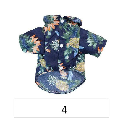 Hawaiian Pet Shirts - Stylish Summer Dog & Cat Shirts, Coconut Print