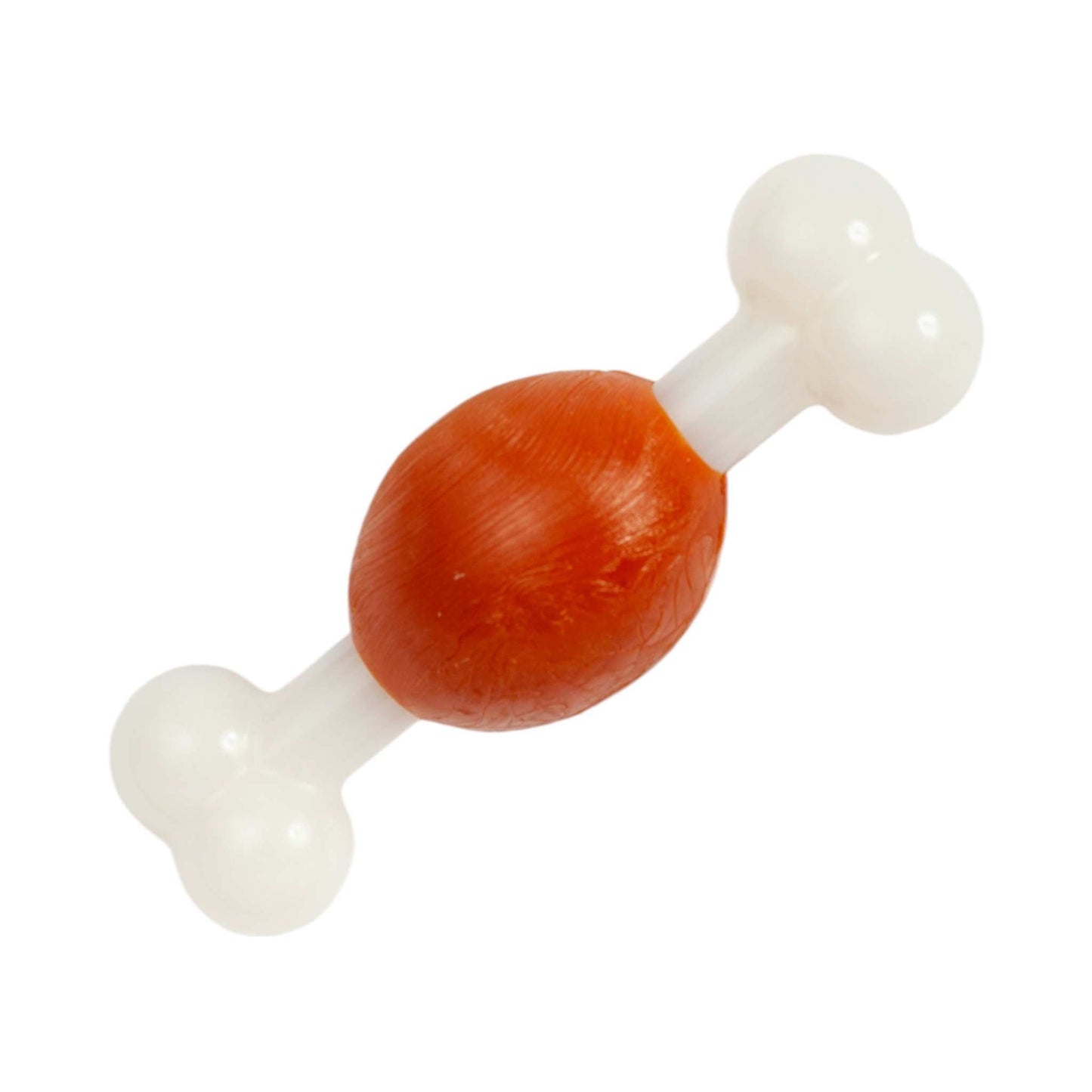 Country Living Bone Dog Chew Toy beef-flavored TPR and nylon for small dogs