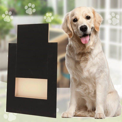 Black wooden retractable pet nail scratcher and grooming board for cats and dogs