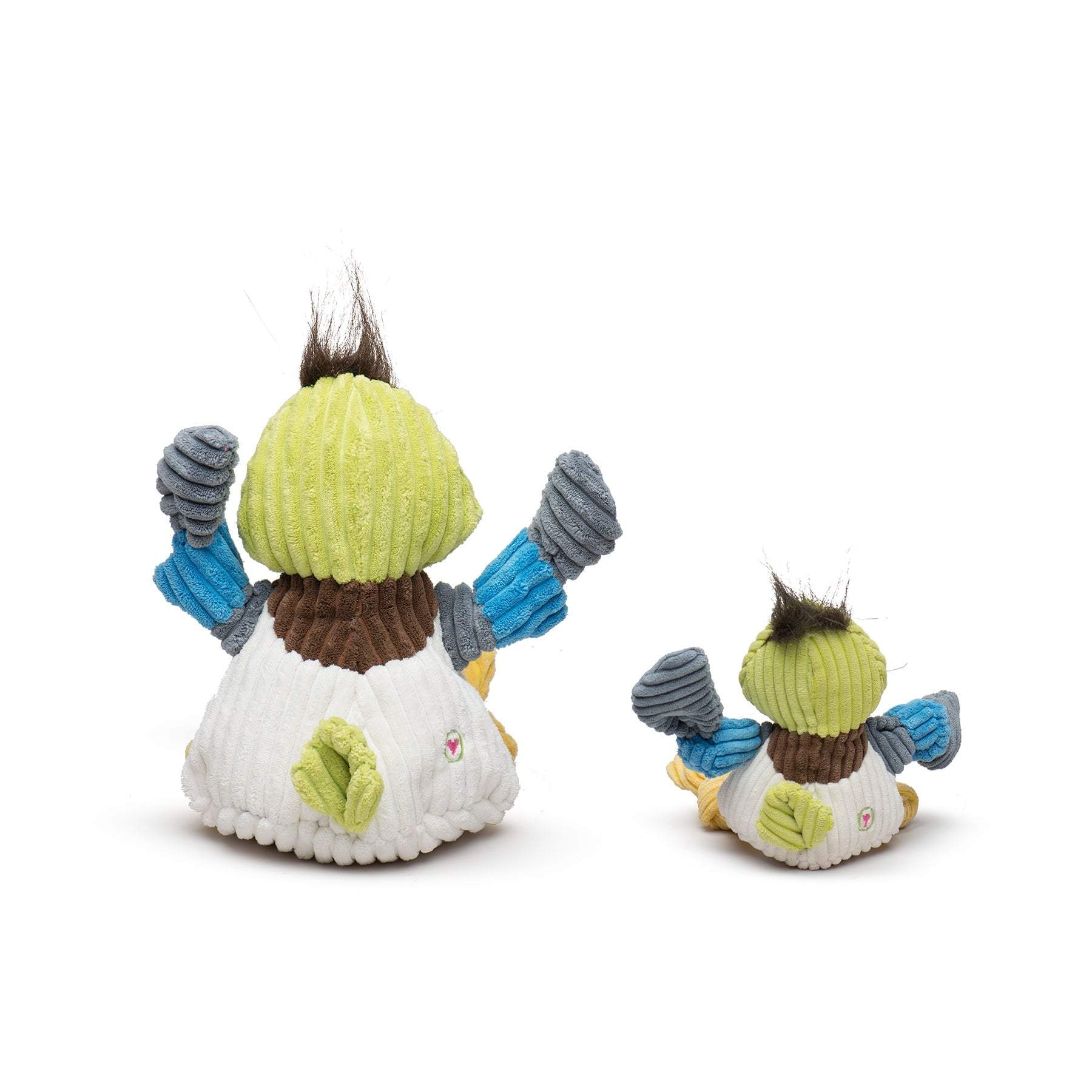 Dilly Duck Knottie® plush dog toy with knotted design and durable Tuffut Technology lining