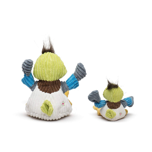 Dilly Duck Knottie® plush dog toy with knotted design and durable Tuffut Technology lining