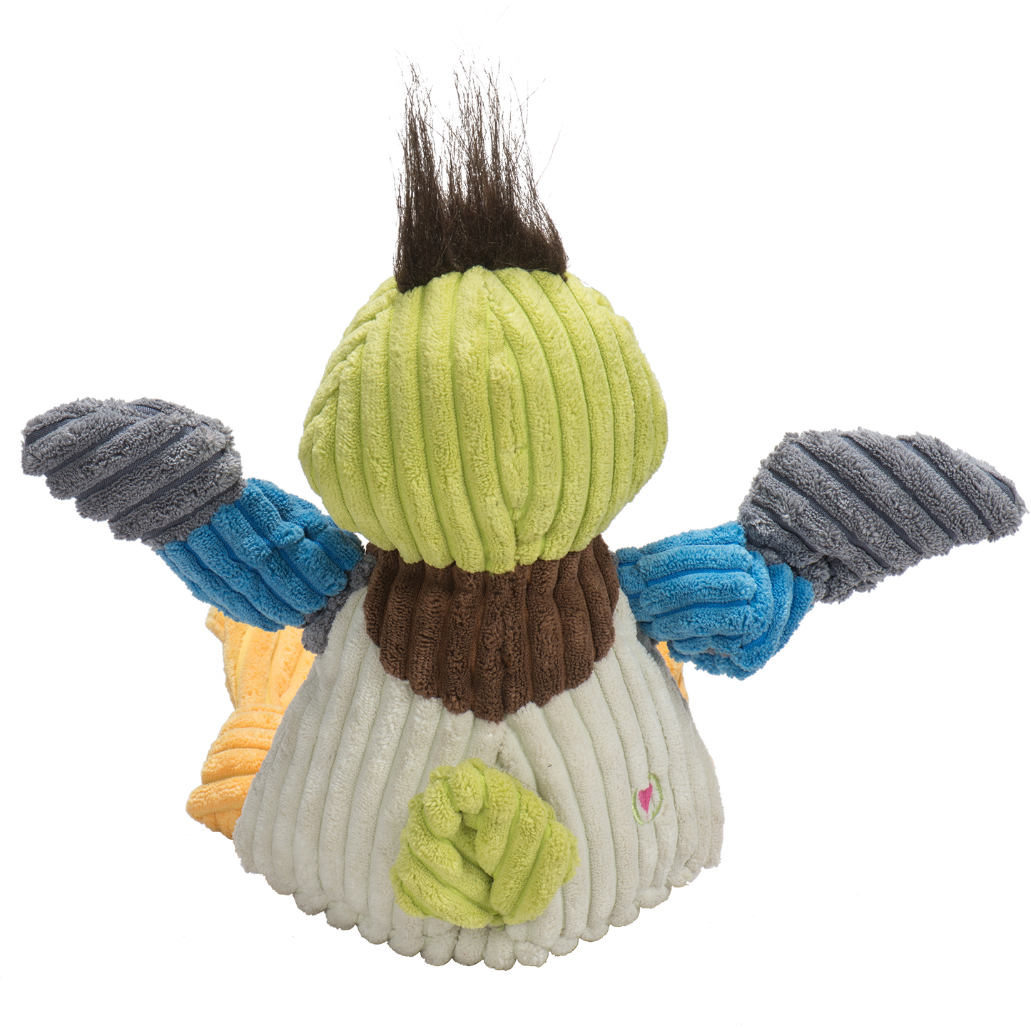 Dilly Duck Knottie® plush durable knotted dog toy with Tuffut Technology and squeakers